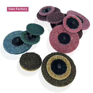 Disque <span class=keywords><strong>à</strong></span> changement rapide en tissu non tissé en nylon <span class=keywords><strong>de</strong></span> 3 pouces, épaisseur 3,0 mm, pour l'élimination <span class=keywords><strong>de</strong></span> la peinture et <span class=keywords><strong>de</strong></span> la rouille - Product Image 5