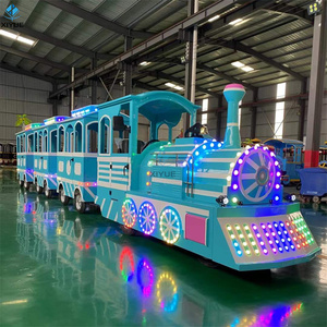 ขายตรงจากโรงงาน รถไฟฟ้าขนาดใหญ่แบบไม่มีราง สำหรับสวนสนุก สถานที่สาธารณะ งานรื่นเริง ตลาดนัด ห้างสรรพสินค้า เหมาะสำหรับเด็ก - Product Image 6