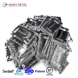 Billetera de bolsillo de supervivencia de múltiples herramientas al aire libre promocional cuchillo tarjeta de crédito de negocios soporte de Metal - Product Image 1