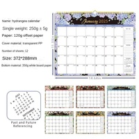 Kalender Kertas LCD Dinding Promosi 2026, Jadwal 18 Bulan, Fitur Penanda Waktu, Ukuran Dapat Disesuaikan, Pencetakan Digital