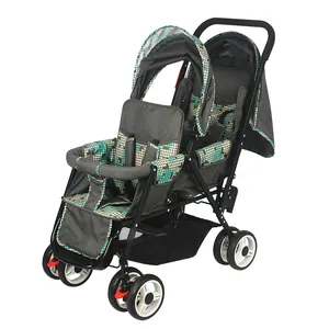 Sıcak satış bebek arabası ikizler ile çocuklar için/twins bebek arabası/arabası