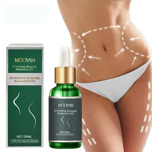 OEM wholesale organic ginger oil slimming massage fat burning anti cellulite hot slim oil for tummy leg fat
