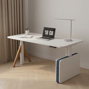 Ergonomic Electric Height <b>Adjustable</b> Desk Executive <b>Table</b> With Metal <b>Legs</b> Premium Standing <b>Adjustable</b> Desk - Product Image 1