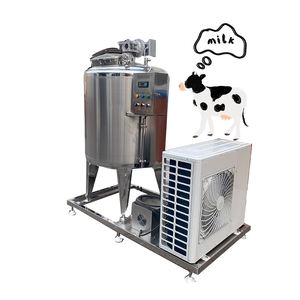 Réservoir de refroidissement de lait industriel 500L 1000L 2000L 5000L Machine de refroidissement de jus de lait Réservoirs de lait de stockage de réfrigérateur avec mélangeur - Product Image 2
