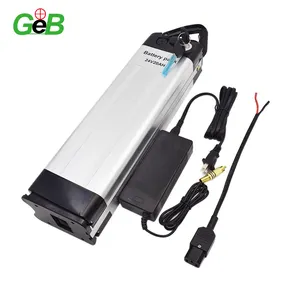 Wholesale Lithium Ion Lifepo4 Electric Battery Silver Fish Rechargeable 24V 60V 15Ah Ebike Battery Pack For Electric Bike