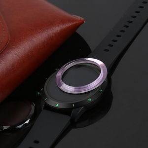 Montre connectée personnalisée avec saphir violet, lunette à facettes diamant, écran AMOLED, bracelet en alliage, charge magnétique, accéléromètre, fabrication - Product Image 1