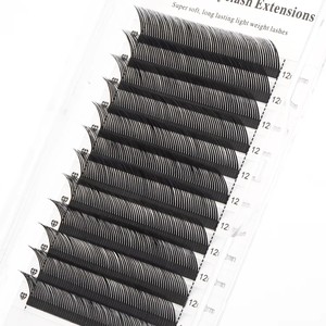 ขนตาปลอม XIUSUZAKI รุ่นพรีเมียม แบบเส้นต่อเส้น ทรง LC/LD  สำหรับต่อขนตาแบบวอลุ่ม  3D 5D 6D - Product Image 5