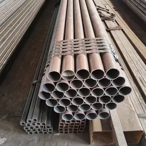 ASTM A53 Q195 Q235 pipa bulat baja karbon mulus Cold Rolled