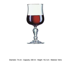 Verre à eau Normandie 24 cl en verre trempé Arcoroc H 16,2 cm Ø 7,4 cm - Product Image 3