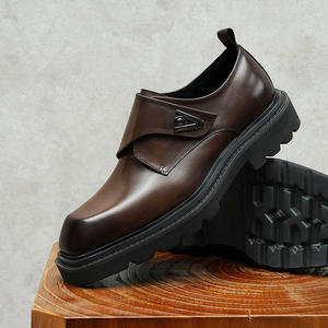Zapatos de Cuero Genuino Hechos a Mano de Primera Calidad, Calzado Formal de Moda Antideslizante para Hombre - Product Image 2