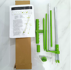 Outil de désherbage manuel à griffes réglables avec long manche pour jardin et pelouse – Outil de jardinage pour désherber et creuser - Product Image 4