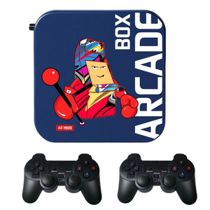 ダブル2.4Gワイヤレスゲームパッド3DロッカーHD 4Kビデオゲームアーケードボックスコンソール内蔵33000レトロクラシックゲーム<span class=keywords><strong>N64</strong></span> - Product Image 1