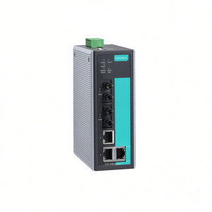 Switch Gestionado Moxa EDS-405A-MM-ST-T de 5 Puertos 10/100Mbps Industrial para Montaje en Riel DIN - Product Image 2