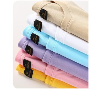 Maglietta da <span class=keywords><strong>uomo</strong></span> in cotone 100% da 180gsm t-Shirt allentata di qualità di lusso con costine o collo in bianco Streetwear Oversize t-Shirt da <span class=keywords><strong>uomo</strong></span> - Product Image 2