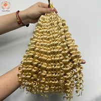 Vente en gros de tresses de cheveux humains vierges Remy 613, ondulées, très douces, sans nœuds, de haute qualité, en promotion maintenant
