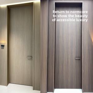 Portes en aluminium pour la maison Porte intérieure entièrement en alliage d'aluminium Noyau en nid d'abeille insonorisé pour chambre à coucher Vente en gros - Product Image 1