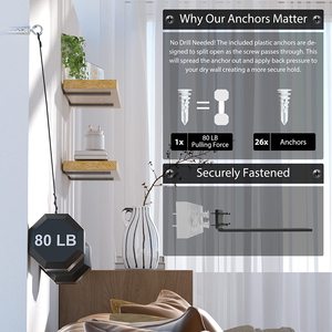 Nhiệm vụ nặng nề Kệ Chân đế treo tường nổi kim loại chân đế, hình chữ L Hidden Kệ hỗ trợ cho kệ hỗ trợ DIY - Product Image 6