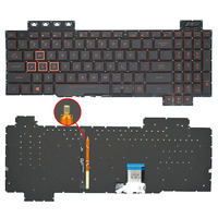 Teclado para Portátil Asus FX504 FX80GE FZ80G ZX80G GL703 FX86S/F FX505, Teclado para Notebook con Retroiluminación para Portátil Asus