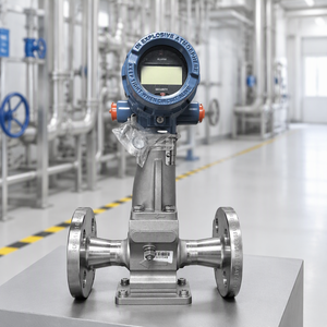 Débitmètre numérique série 8800DF 316L 4-20mA HART sans joint anti-colmatage pour gaz - Product Image 1