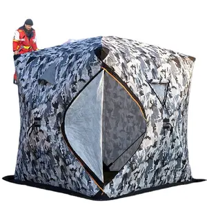 Foerstine Tenda Memancing Es, Kualitas Tinggi untuk Berkemah, Tenda Memancing Es Mengikat Ke Bawah