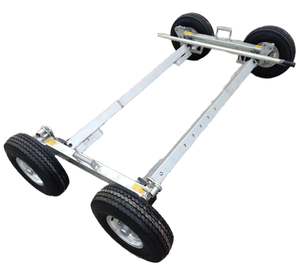 Chariot à roues pour voiture de 3,5 tonnes, équipement de remorquage en aluminium, patins de déplacement de voiture, manuel - Product Image 2