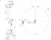 Robot collaboratif à 6 axes FR10 avec détection de collision du moteur PLC pour soudage MIG/TIG, intégration facile, usage industriel