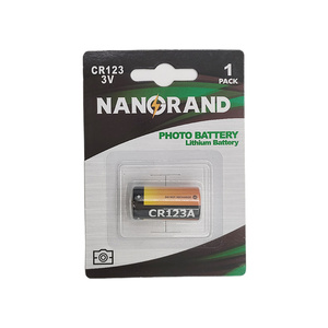 Batterie au lithium-ion personnalisée Nangrand <span class=keywords><strong>3</strong></span> <span class=keywords><strong>volts</strong></span> <span class=keywords><strong>3</strong></span>.0v <span class=keywords><strong>3</strong></span> v 1300mah <span class=keywords><strong>cr123a</strong></span> avec onglets - Product Image 2