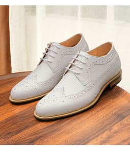 Nuevos Zapatos Formales de Negocios Elegantes y Modernos, Hechos con Cuero Genuino de Primera Calidad del Reino Unido, Diseño en Cuero Vacuno, Tallas Grandes - Product Image 6