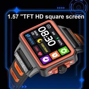 Montre connectée tendance 2024, grand écran de 1,57 pouce, surveillance du sommeil, bracelet de fitness, montre connectée S666 - Product Image 5