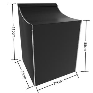 Housse de protection pour machine à laver transfrontalière en tissu Oxford 210D, imperméable et anti-poussière, style simple, pour appareils électroménagers - Product Image 4