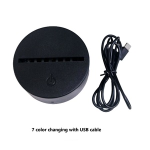 Đế đèn LED cảm ứng 3D bằng nhựa, khuyến mãi nóng, điều khiển từ xa, dùng làm đèn ngủ cho phòng game, trang trí nhà cửa - Product Image 5