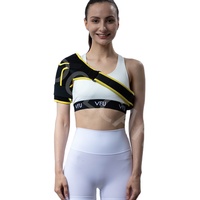 Attelle de compression en néoprène pour épaules, réutilisable, pour soulager la douleur et les blessures, thérapie par le froid pour la récupération de la coiffe des rotateurs
