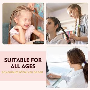 Bracelet <span class=keywords><strong>anti</strong></span>-<span class=keywords><strong>poux</strong></span> élastique solide pour filles, non toxique, aux huiles essentielles végétales, accessoires pour cheveux colorés - Product Image 2