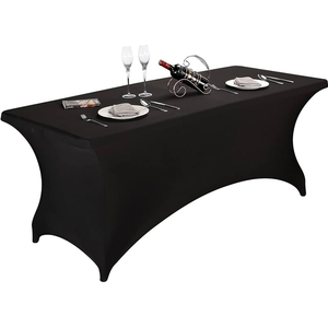 2023 Cheap Price Fast Shipping Custom Designed 4FT 5FT 6FT 8FT Custom Size Polyester Spandex Fabric <strong>Table</strong> <strong>Cloth</strong> - Product Image 1