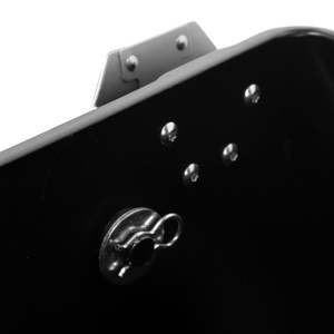 5" Extended Hard Saddlebags W/6"x9" <strong>Speaker</strong> Lids W/Black Latches Fits for <strong>Harley</strong> Touring Road Glide Street Glide 1993-2013 - Product Image 6