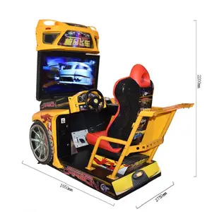 Jetonla çalışan klasik oyun simülatörü hız araba yarışı oyunu makine 42 inç ekran için sürüş ihtiyacı