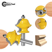 Fraise à profil multiple industrielle de 12 mm avec queue de 1/2 pouce pour le travail du bois, idéale pour les portes de placards et les garnitures en bois massif