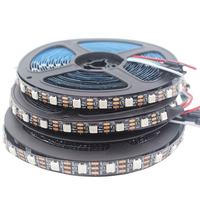 Bande LED SMD 2835, Bande LED RVB, Rétroéclairage TV, 12V, RVB 12V, Lumières Intelligentes WS2812B, Flexible
