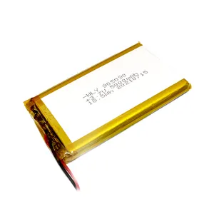 ? למה מותאם אישית lipo סוללה 905090 5000mAh באיכות גבוהה מכירה לוהטת נטענת ליתיום יון סוללה עם pcm