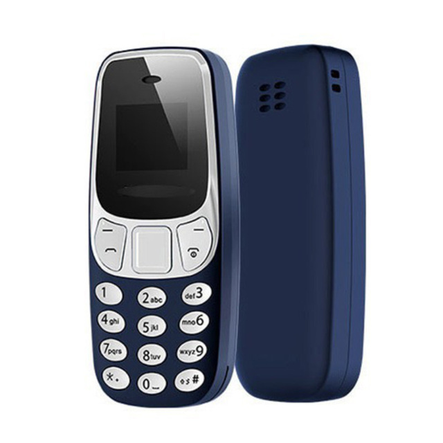 BM10 GSM Mini Mobile Phone Long Battery Life Low Radiation Senior Citizen Phone Clear Voice Music Playback Small Button Phone
