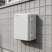 Boîtier de jonction étanche IP66 en ABS/PC pour usage extérieur, anti-poussière, certifié CE, pour la protection des disjoncteurs
