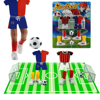 Jeu de football de table interactif en plastique personnalisé pour enfants, kit de 10 mini-ballons pour cadeaux de fête et divertissement familial