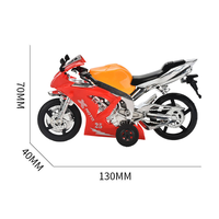 Véhicule jouet de simulation de moto à retirer à assembler bricolage