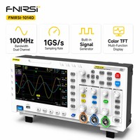 FNIRSI-1014D Dual-Channel Digital Oscilloscope + 100MHz 1GS/s Signal Generator Dual-Channel Color Display Repair Education R&D