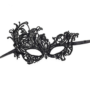 Black party adult festival <span class=keywords><strong>halloween</strong></span> masquerade secret decoration club dance face eye decoration lace sexy mask - Product Image 5
