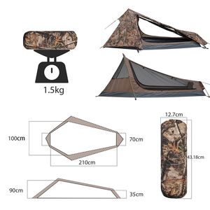 Outdoor Camping Hunting <b>Tent</b> New Design <b>Camo</b> <b>Tent</b> Portable Folding Four-season Double Layer Camping <b>Tent</b> Travel With Logo - Product Image 3