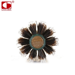 Cepillo Redondo Profesional de Venta Caliente, Duradero, con Mango de Madera Ligero, Cerdas de Jabalí, Resistente al Calor, con Púas de Poliamida - Product Image 6