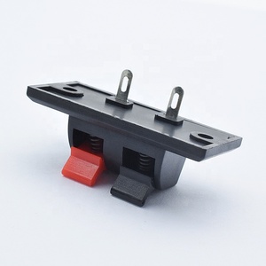 WP bên ngoài chuối Jack 2pin Loa khuếch đại dây Clip âm thanh ổ cắm WP2-1 2 cực LED mùa xuân thiết bị đầu cuối chuyển đổi - Product Image 3