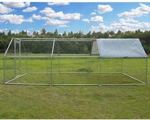 3x6x2m couverture de course de poulet toutes saisons toit <span class=keywords><strong>extérieur</strong></span> poulailler Cages et stylos - Product Image 3