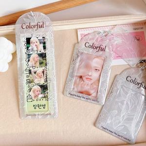 Original Lace Lily Kleiner Visitenkartenhalter Anhänger Niedlicher Mädchenhafter Stil Foto-Sofortdruck Vierfach-Fotorahmen Kartenclip - Product Image 1